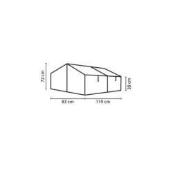 Uitgelichte producten -Tuinwinkel miniserre gaia jumbo gehard glas 1660739251 2 600