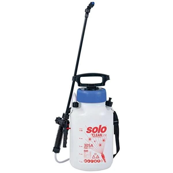 Drukspuit Solo Clean Line 305A - 5 Liter Zuurbestendig 1 Drukspuit Solo Clean Line 305A - 5 Liter Zuurbestendig