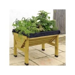 Vegtrug Verhoogde Kweektafel - 1 × 0,8 × 0,8 M -Tuinwinkel vegtrug 1 m 1484054491 3 600